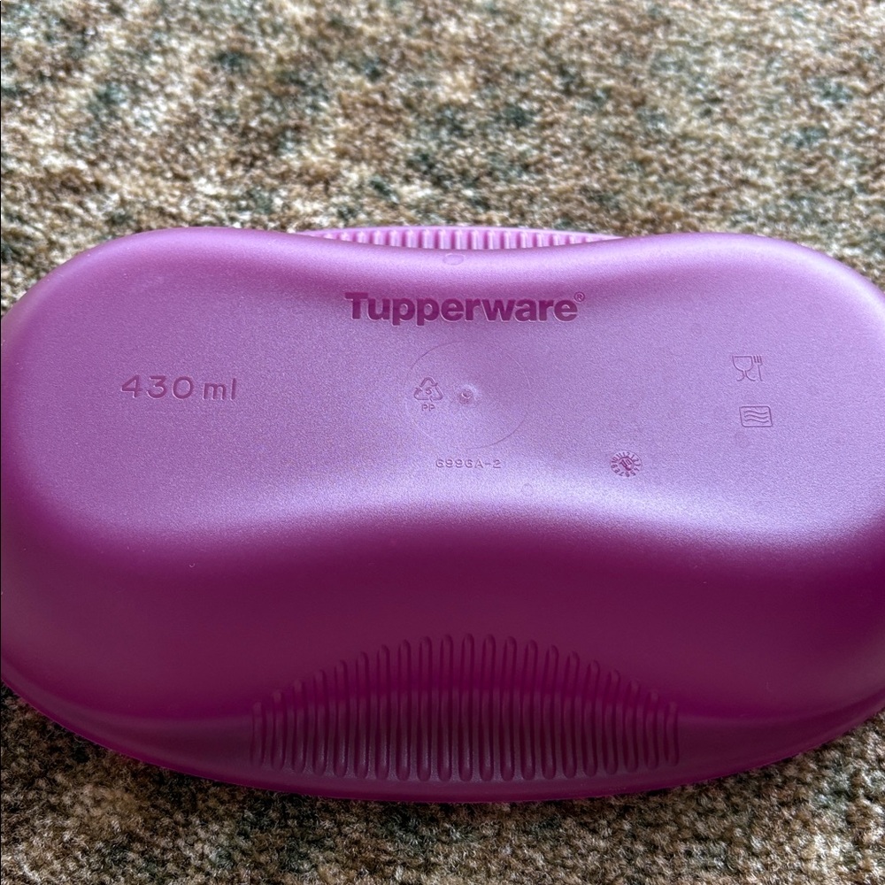 Tupperware Egg Maker Omelette Steamer Rich Purple Cooker Container - Picture 7 of 8